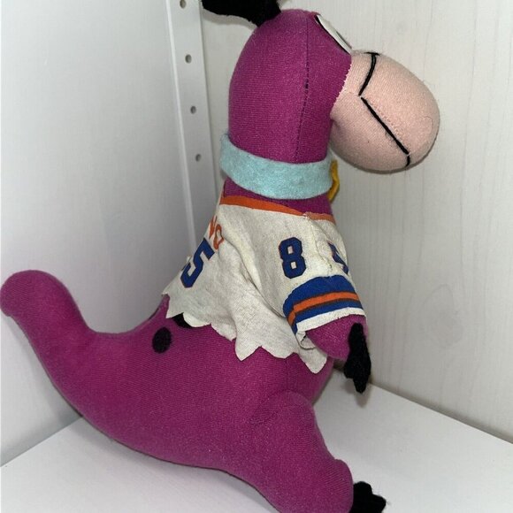 Vtge The Flintstones DINO Denver Broncos Plush Team NFL 1994 Hanna Barbera w/tag - Picture 8 of 14